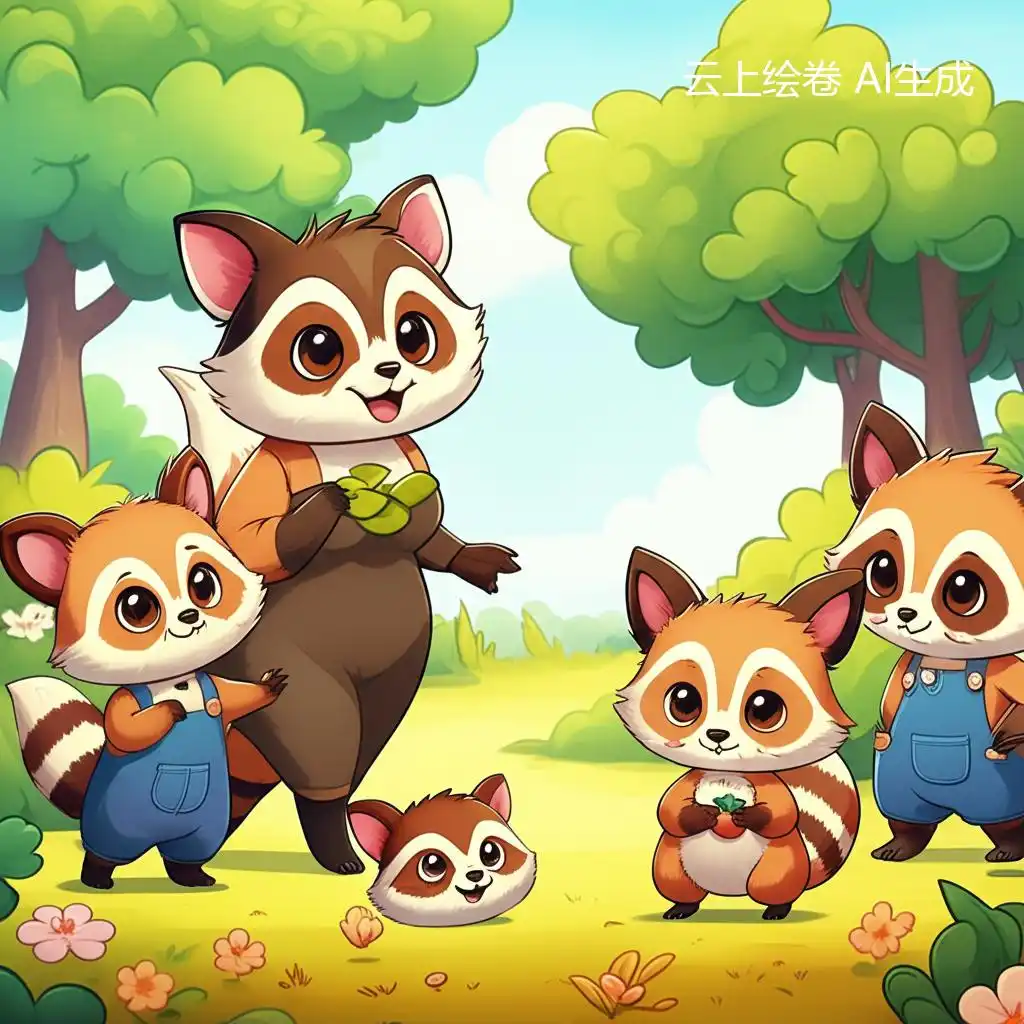 萌浣熊：动画系列